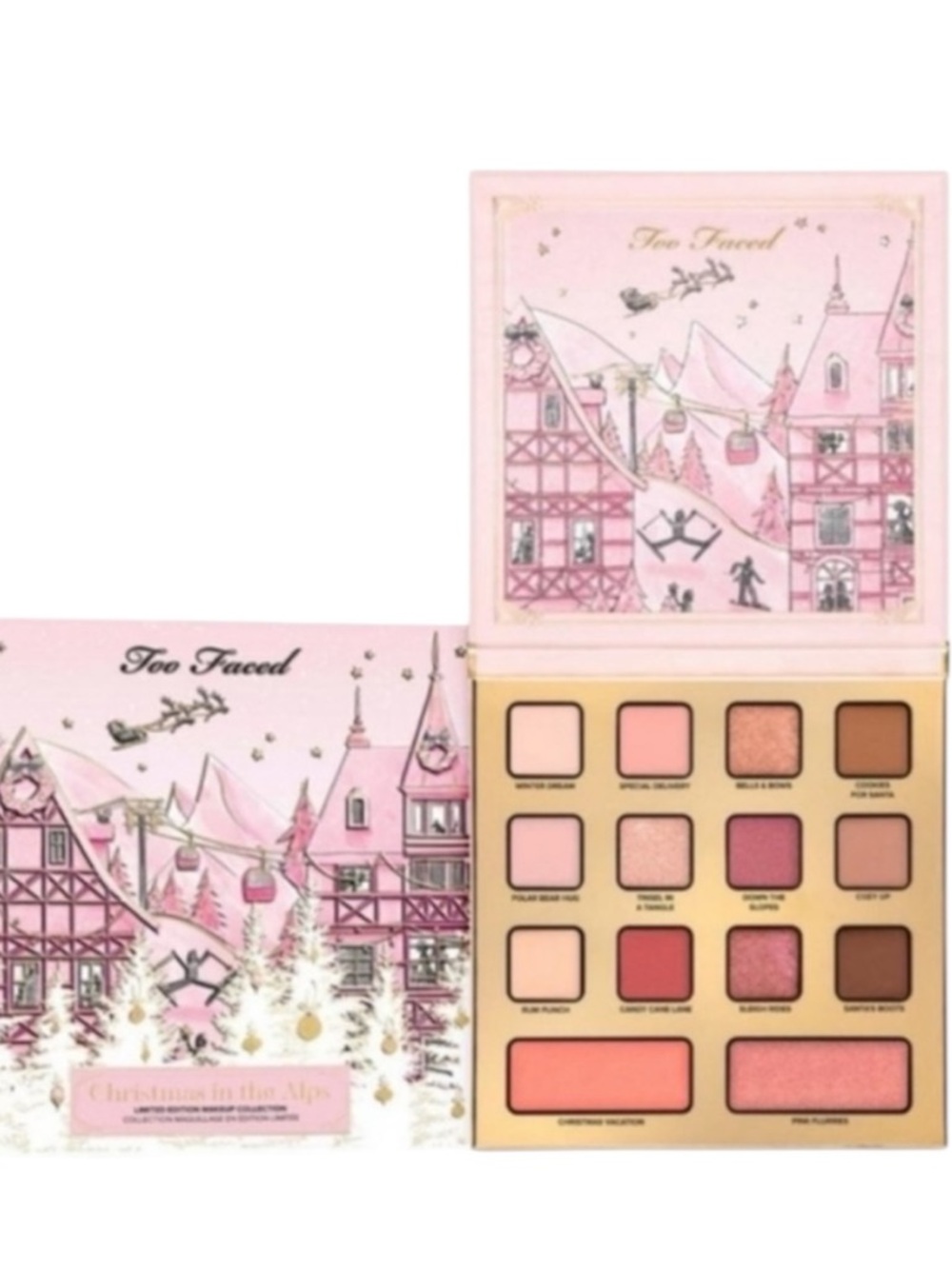 Too Faced Christmas in the Alps Limited Edition Face Eyeshadow Palette NWT